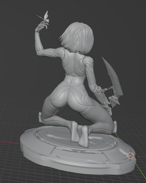战斗天使阿丽塔3D打印模型
