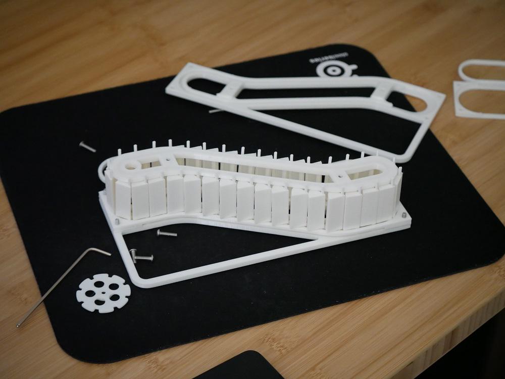 手动-迷你桌面自动扶梯（教学模型）3D打印模型