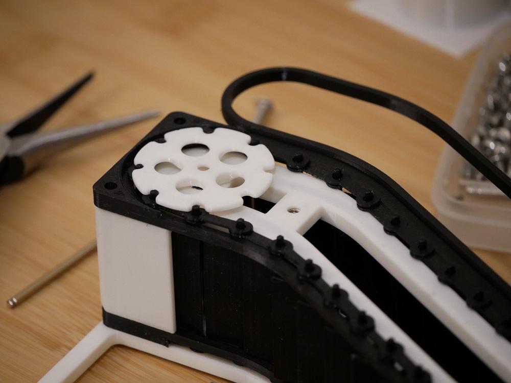 手动-迷你桌面自动扶梯（教学模型）3D打印模型