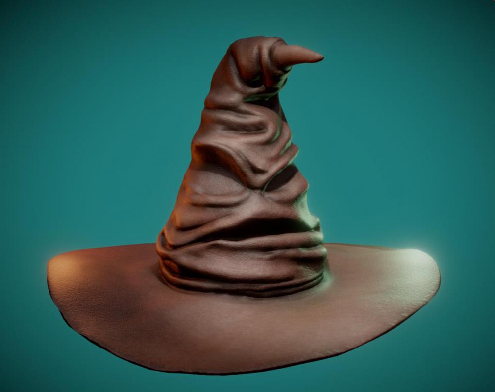 分院帽3D打印模型