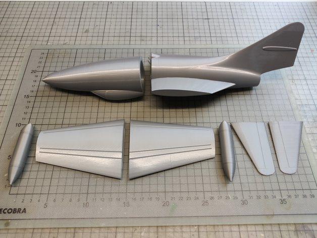 f9f黑豹战机3D打印模型