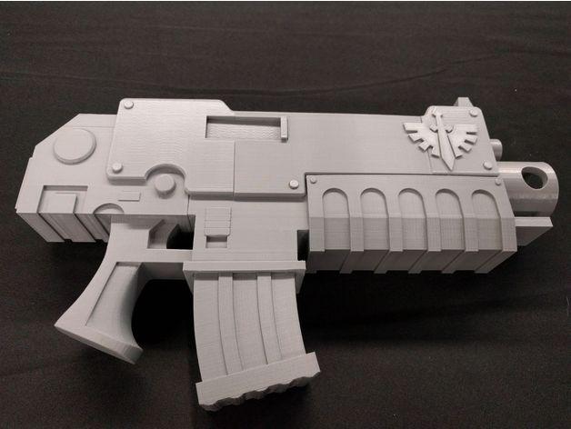 战锤40k爆弹枪3D打印模型