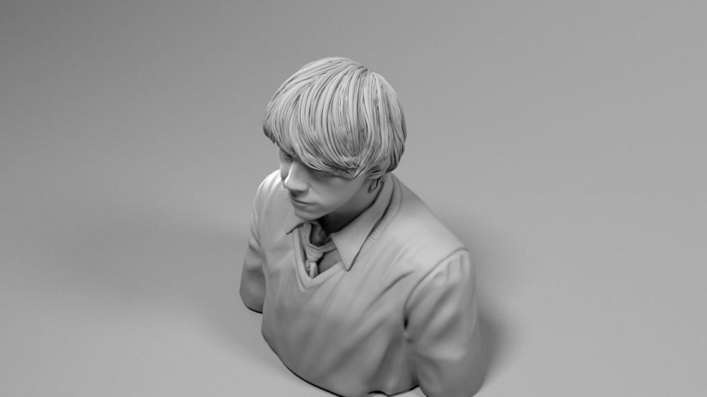 罗恩·韦斯莱 胸雕3D打印模型