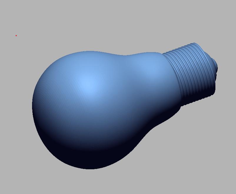 灯泡3D打印模型