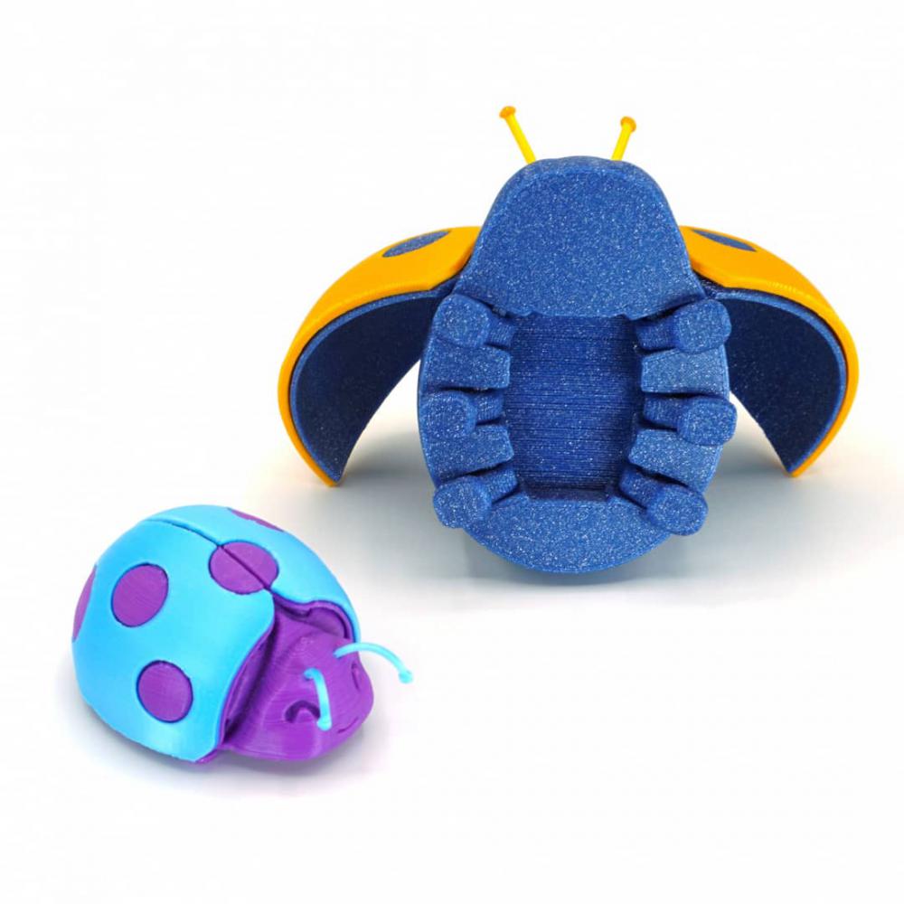 甲壳虫可动玩具3D打印模型