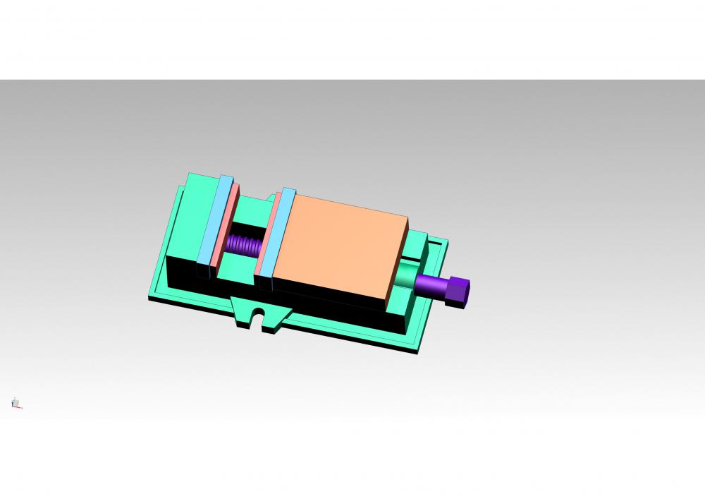 台虎钳3D打印模型