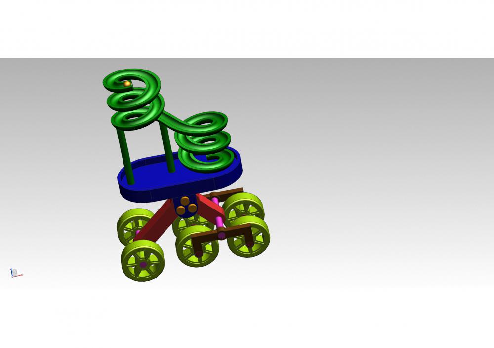 滑梯玩具车3D打印模型