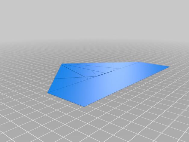 纸飞机3D打印模型