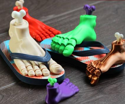 可动模型 脚3D打印模型