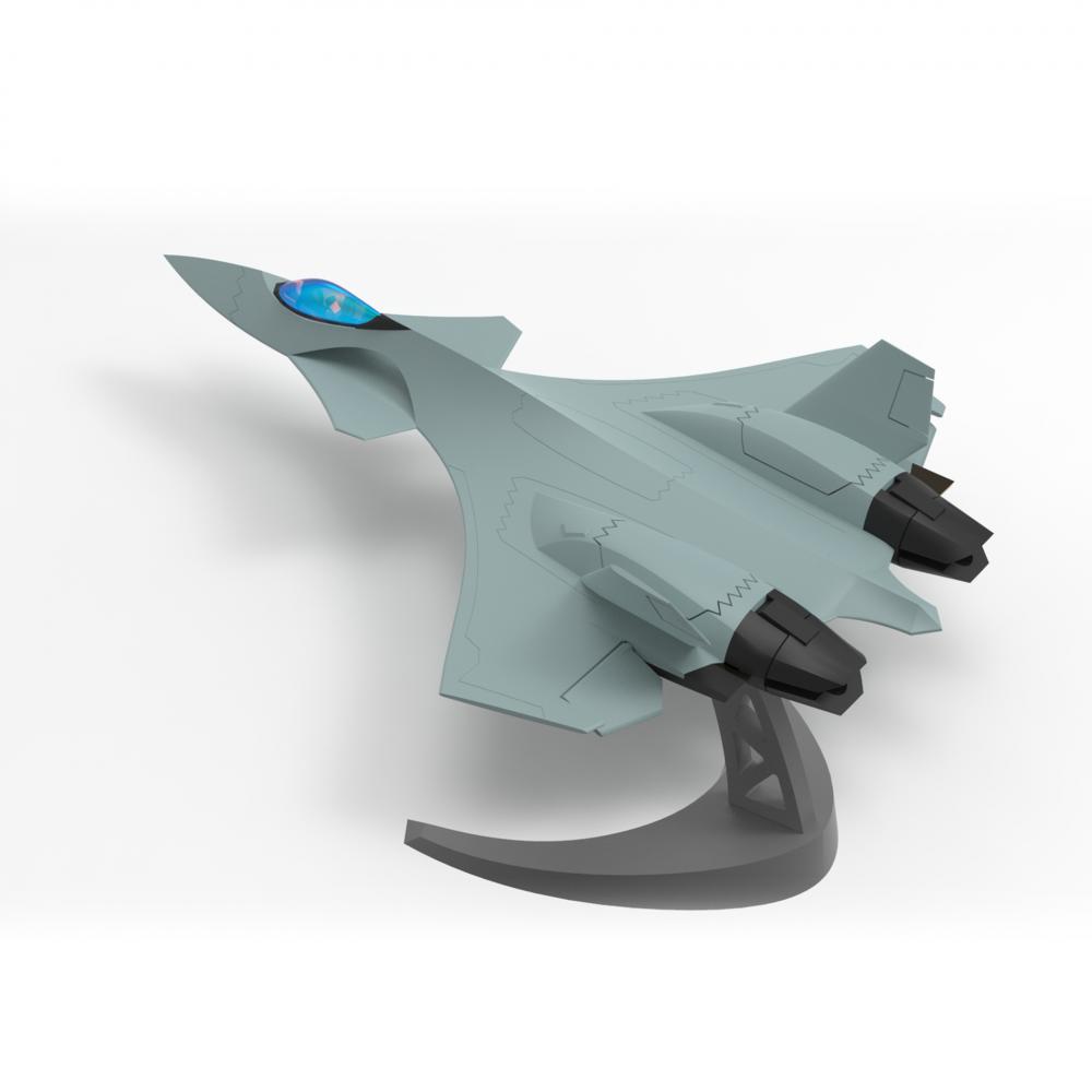 喷气式战斗机3D打印模型