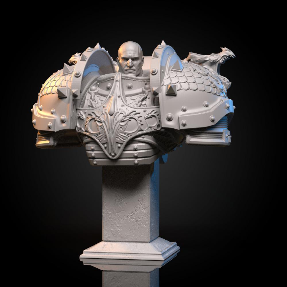 阿尔法瑞斯·欧米伽3D打印模型