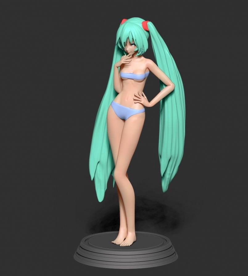 初音未来 比基尼3D打印模型