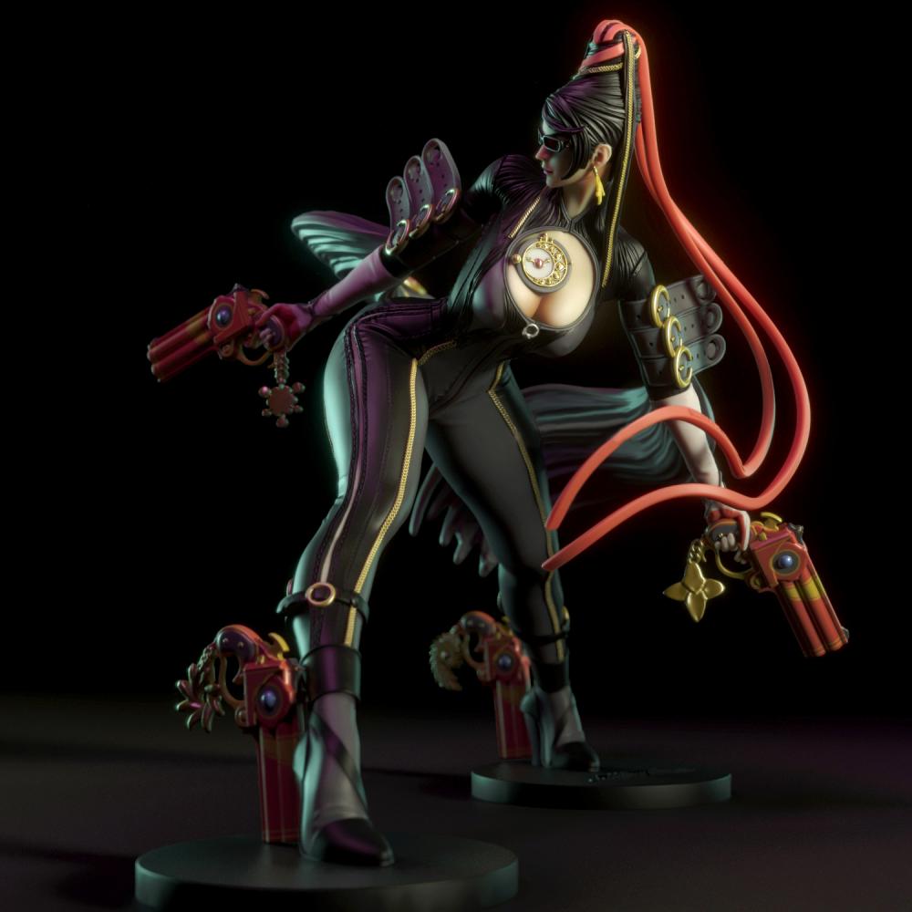 猎天使魔女1 蓓优妮塔3D打印模型