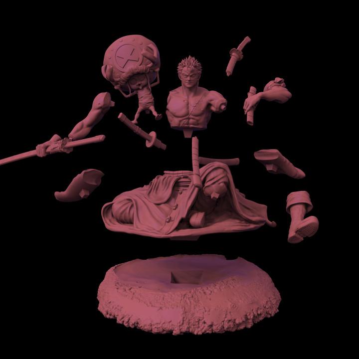 海贼王 索隆3D打印模型
