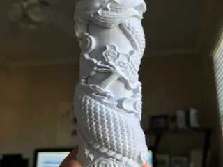 盘龙柱3D打印模型