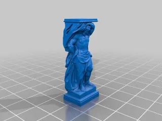 Altas大力士石柱3D打印模型