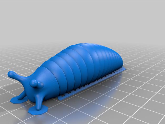 可动模型 蜗牛3D打印模型