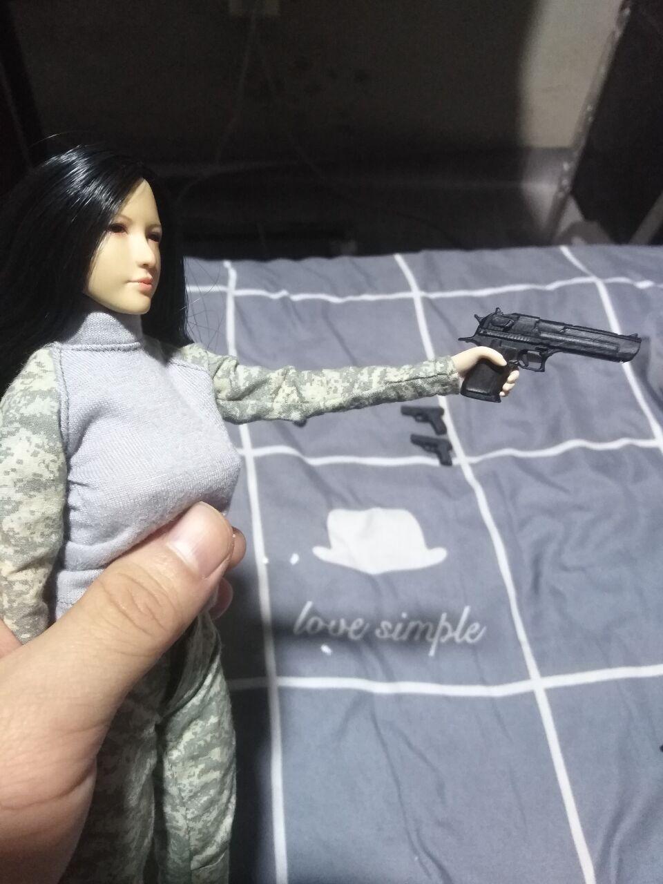 1/6兵人武器沙漠之鹰手枪3D打印模型