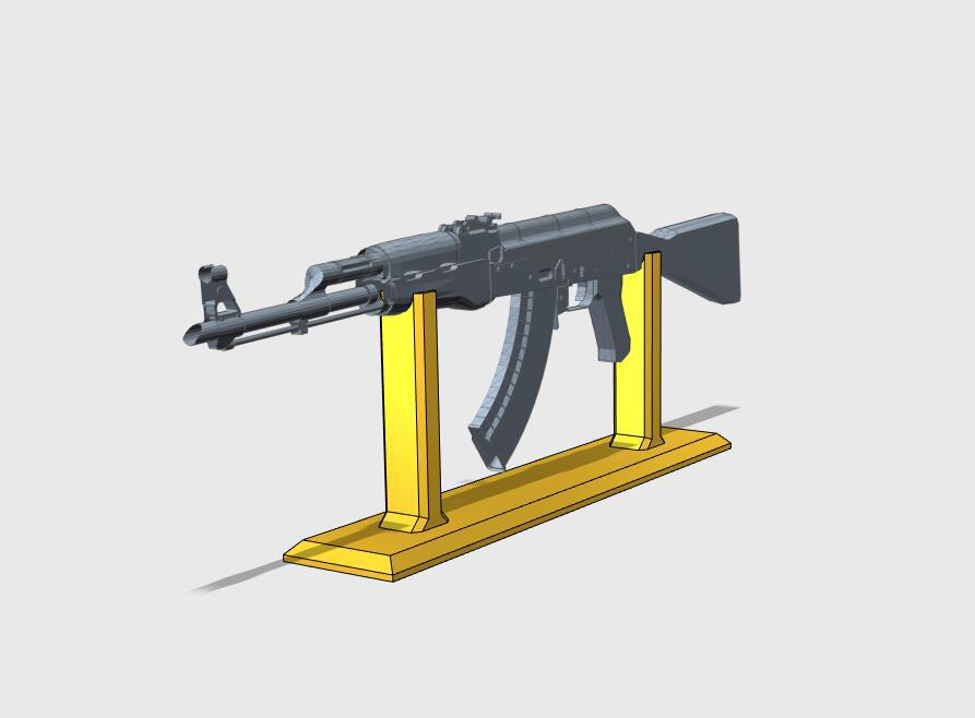 1/6兵人武器展示架（4款）3D打印模型