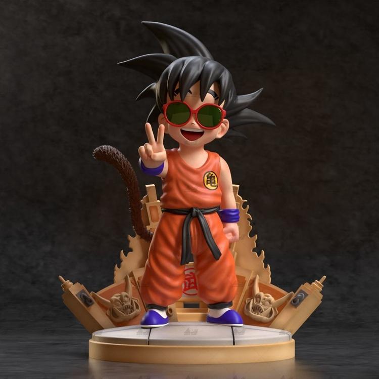 眼镜可爱小悟空Goku3D打印模型