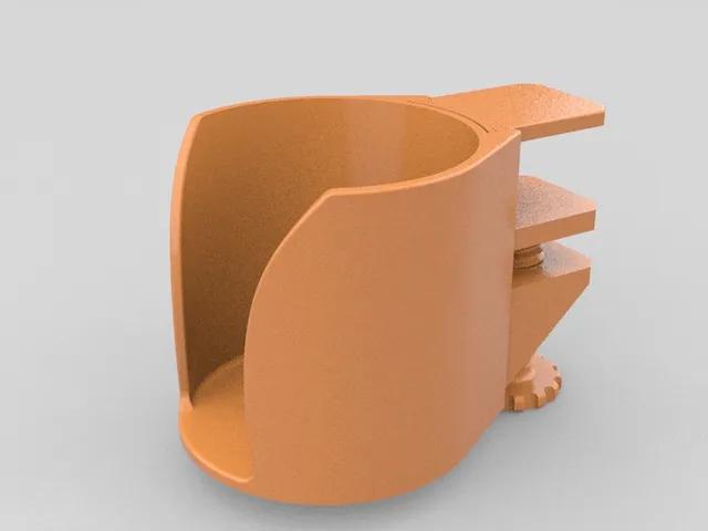 桌面水杯夹3D打印模型