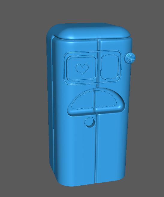 原子之心 Nora诺拉冰箱3D打印模型