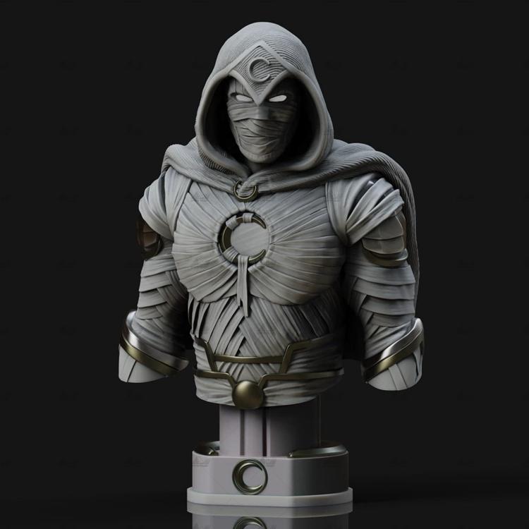 月光骑士Moon Knight 半身像3D打印模型