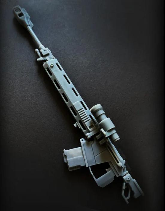 144 100比例 GTO 扎古对舰步枪3D打印模型