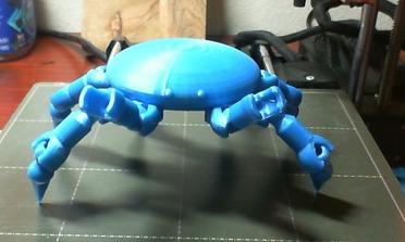 玩具螃蟹3D打印模型