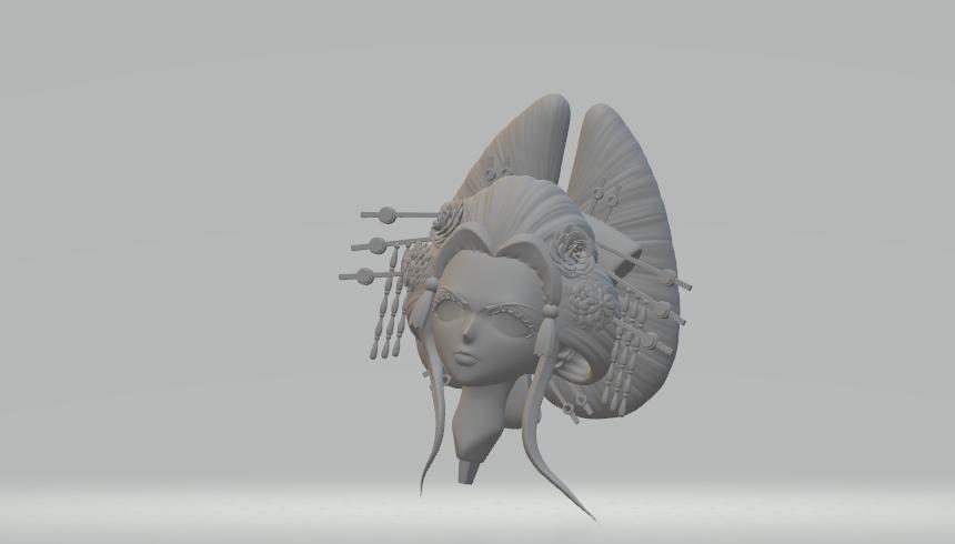 海贼王花魁3D打印模型