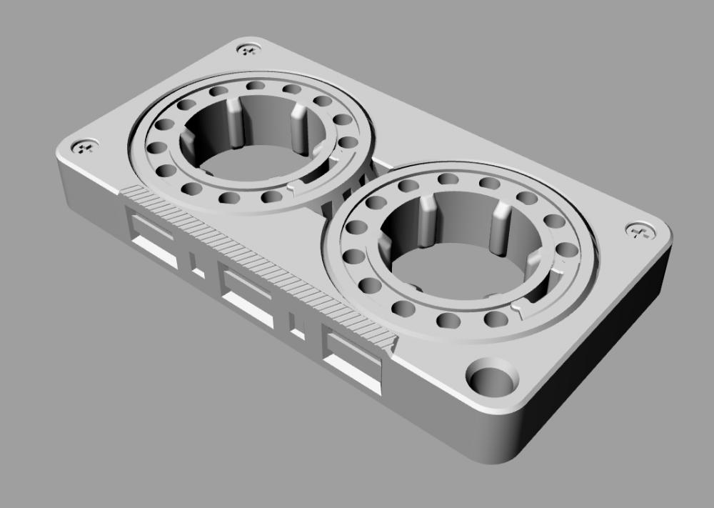 磁带式指尖陀螺3D打印模型