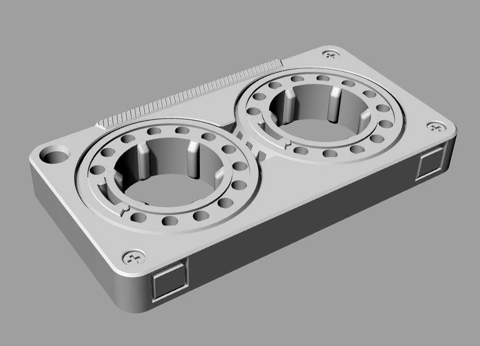 磁带式指尖陀螺3D打印模型