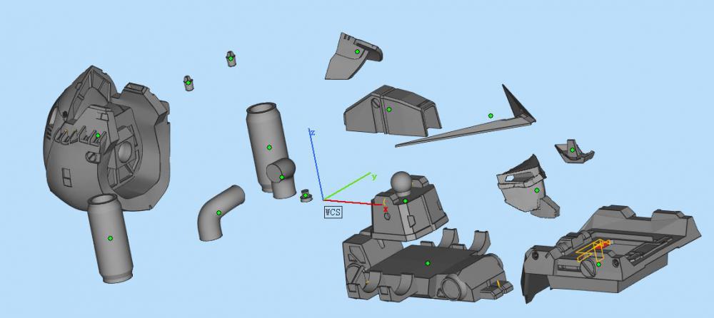 高达RX78元祖胸像3D打印模型