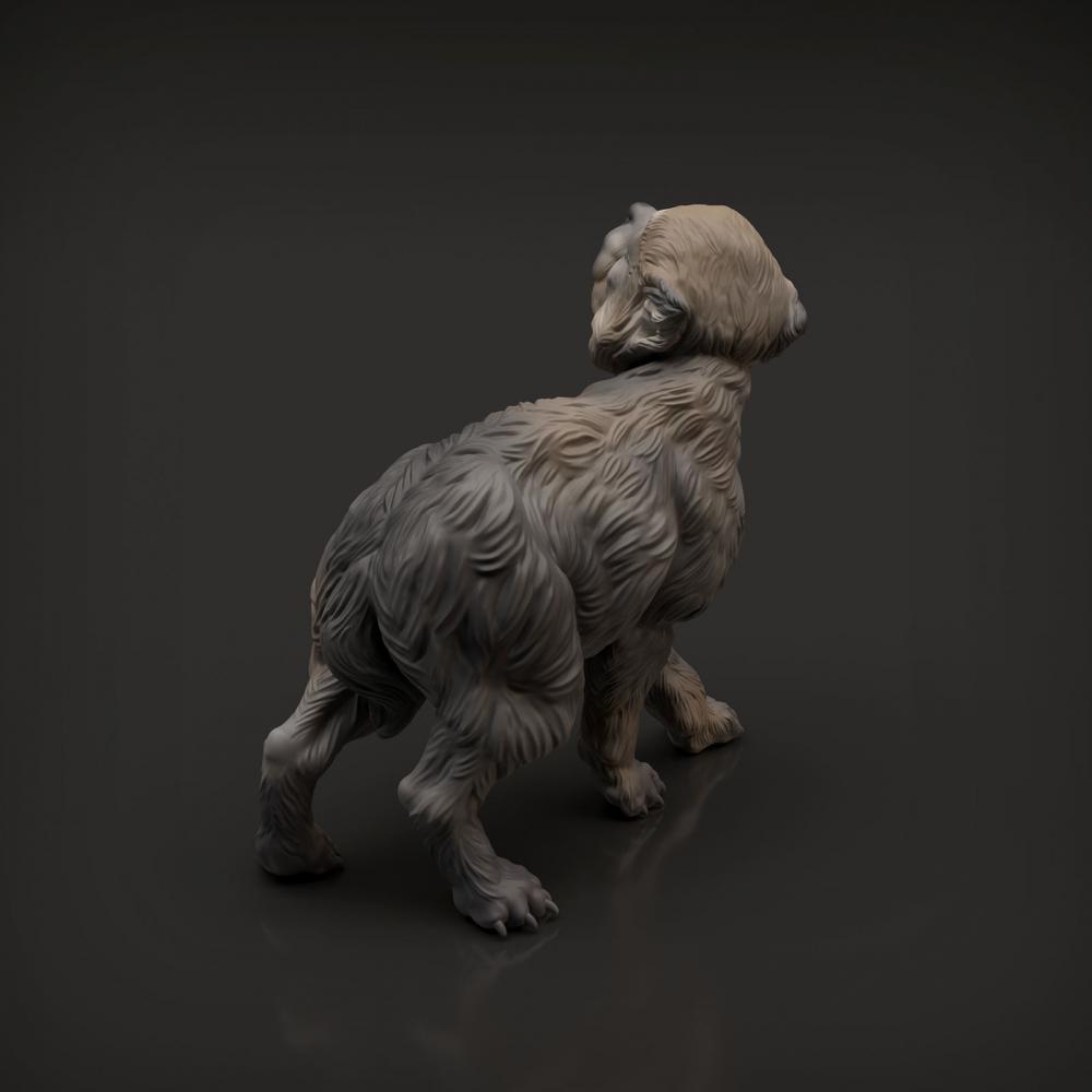 狼幼崽3D打印模型