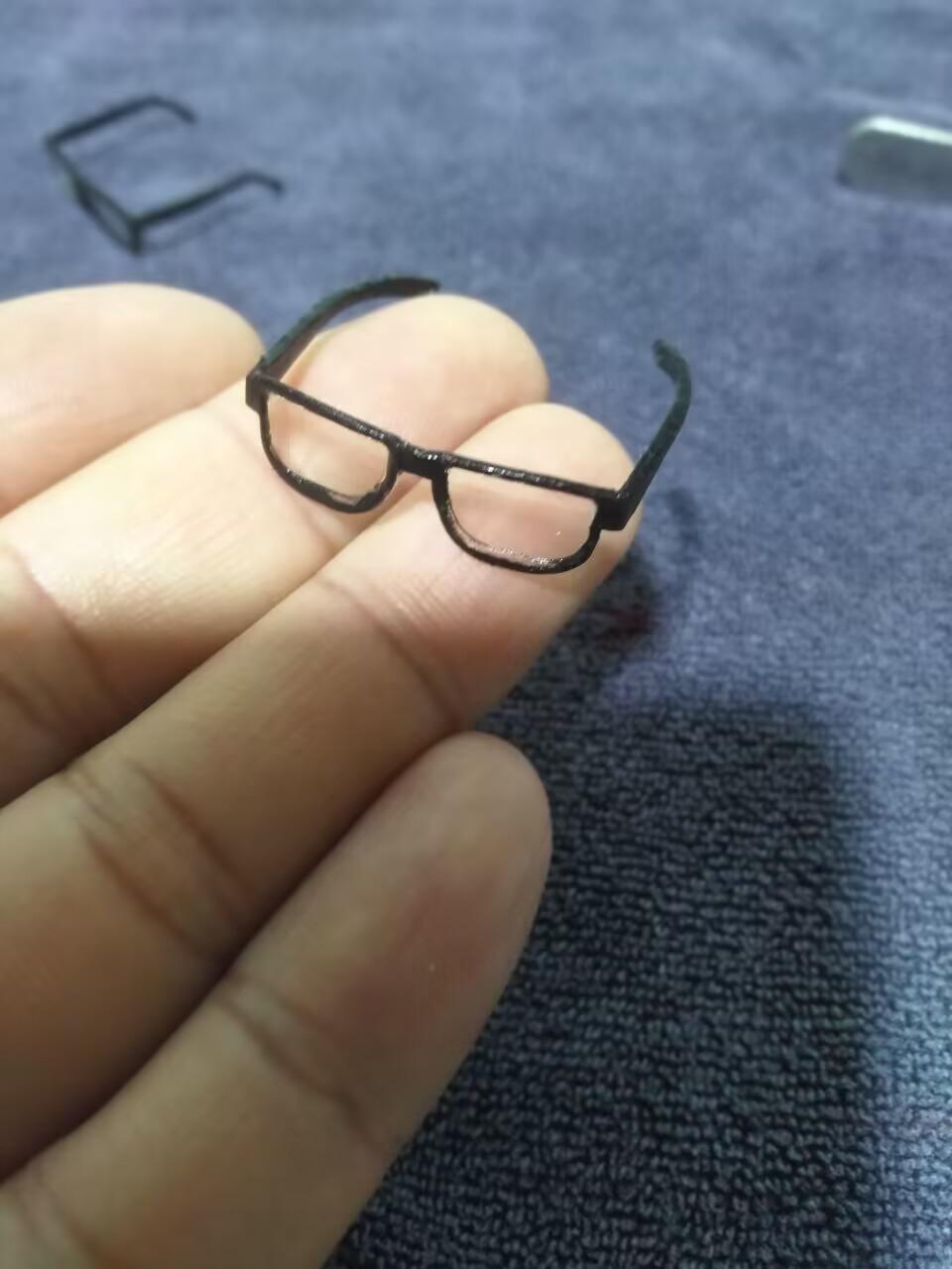 1/6兵人眼镜（大框眼镜）3D打印模型