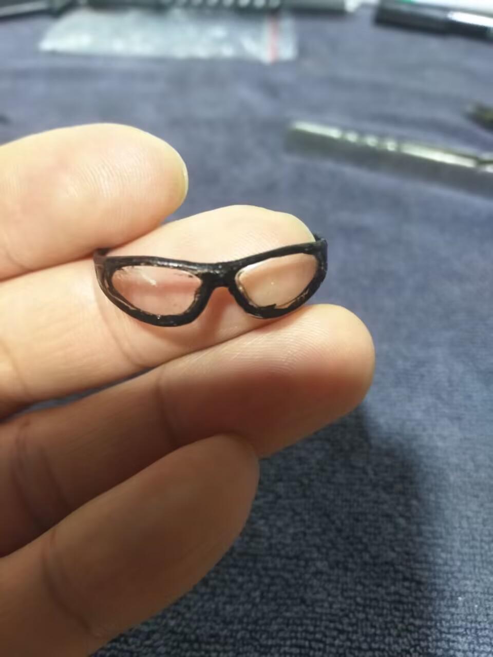 1/6兵人眼镜（全框运动眼镜）3D打印模型