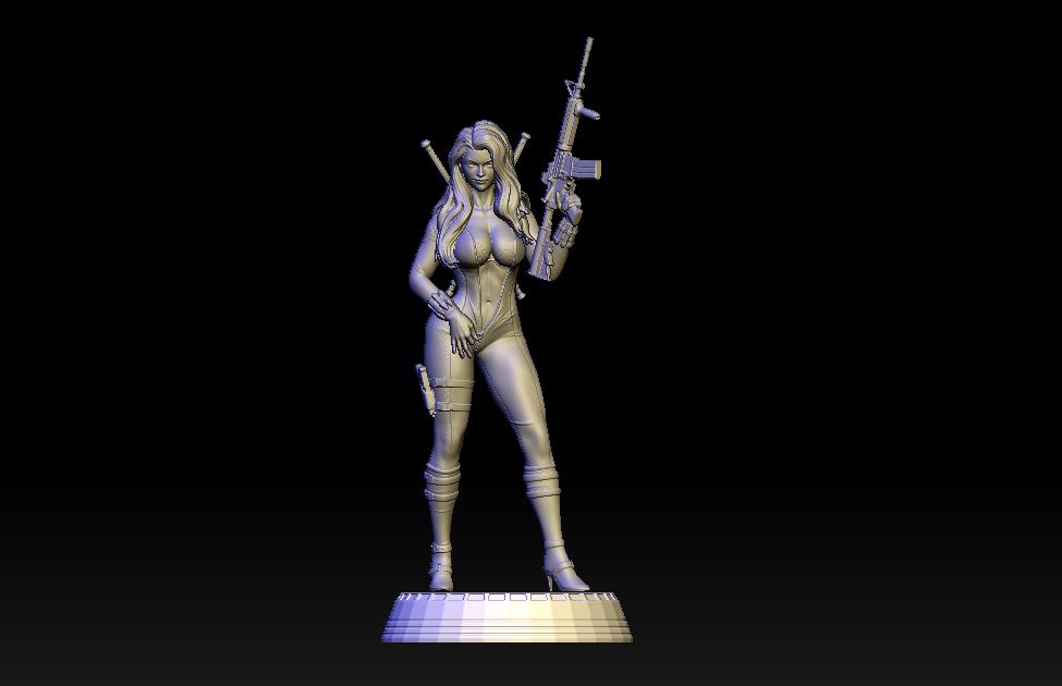 黑寡妇3D打印模型