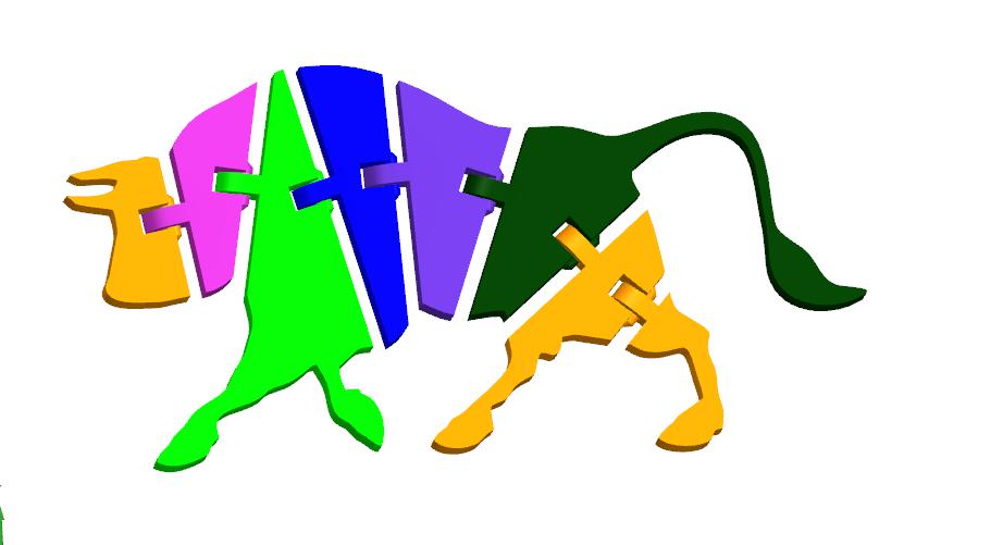 能活动的12生肖3D打印模型