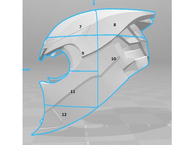 面具 灭霸 头盔3D打印模型