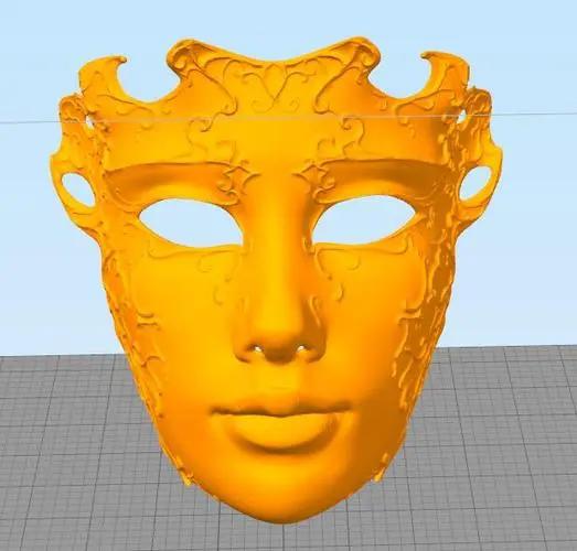 万圣节面具3D打印模型