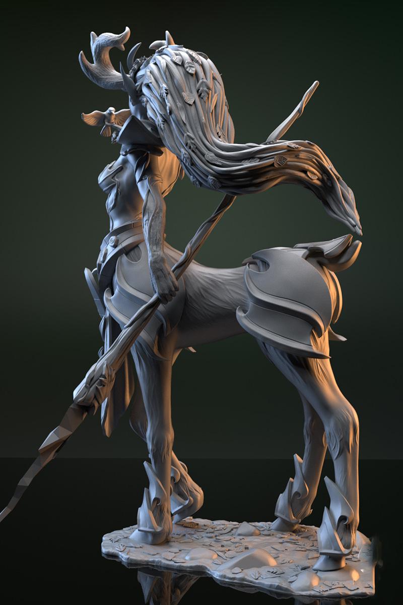 魅惑魔女 DOTA23D打印模型