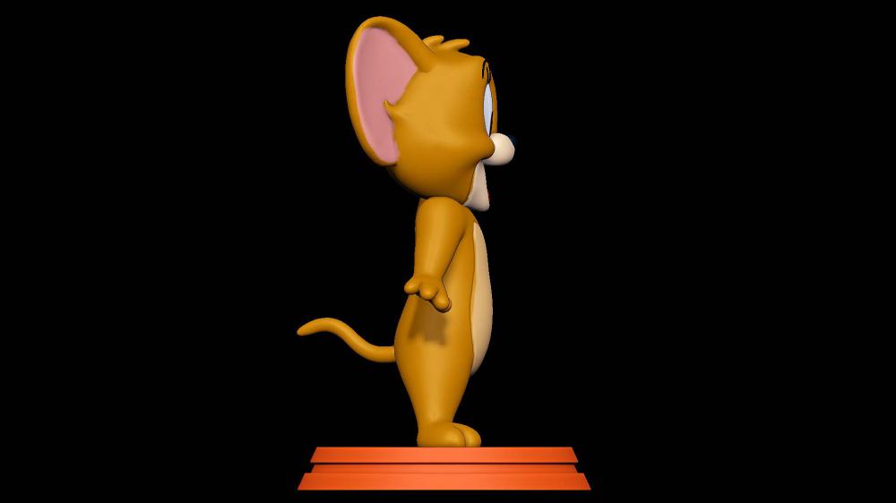 杰瑞 猫和老鼠3D打印模型