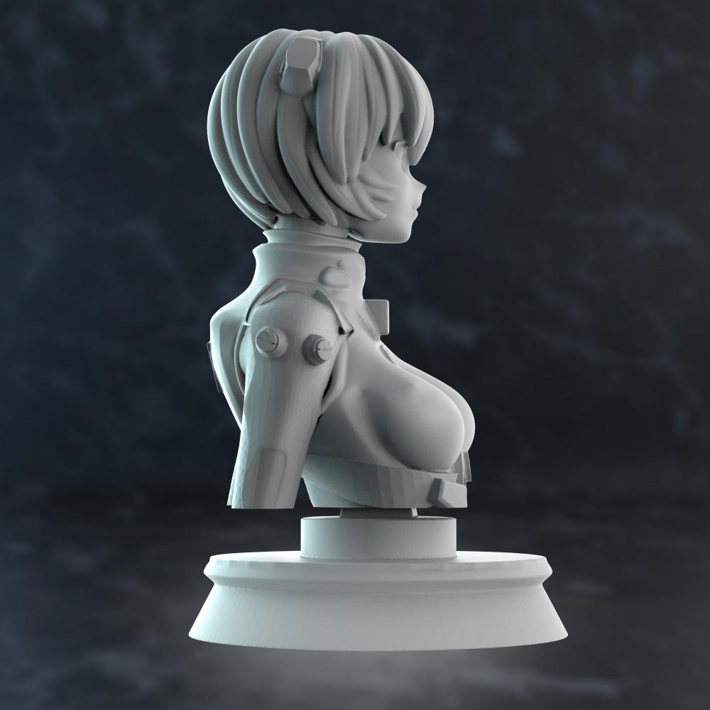EVA 绫波丽 胸像3D打印模型