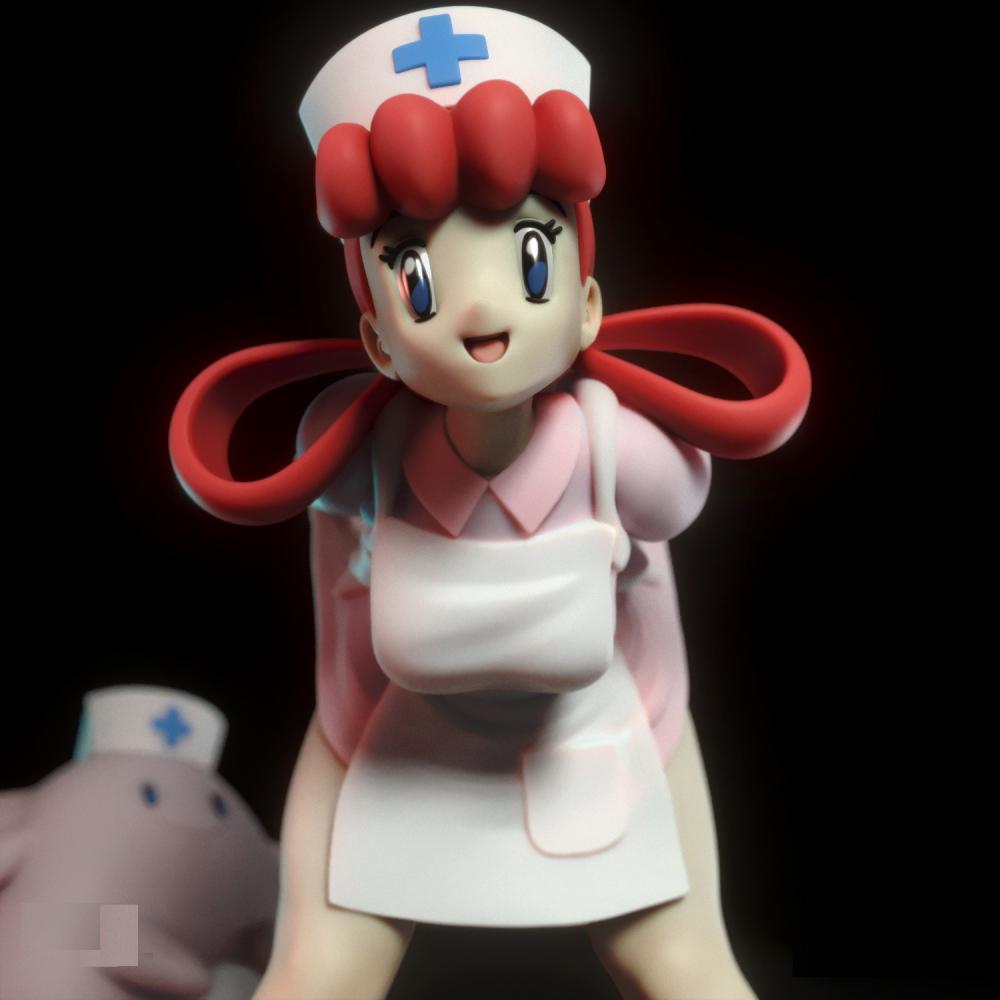 《神奇宝贝》乔伊和吉利蛋3D打印模型