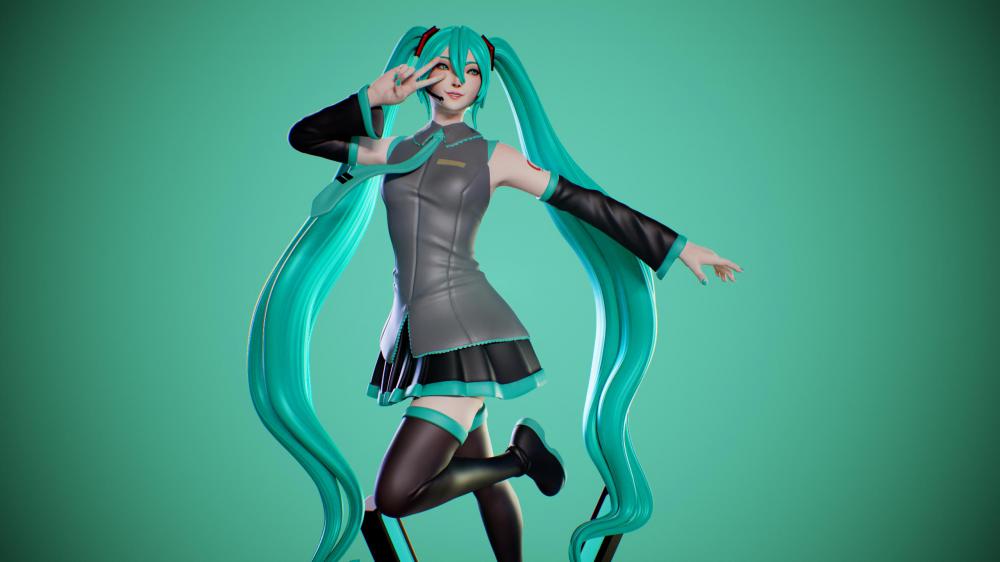 初音3D打印模型