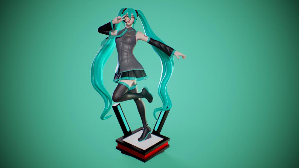 初音3D打印模型