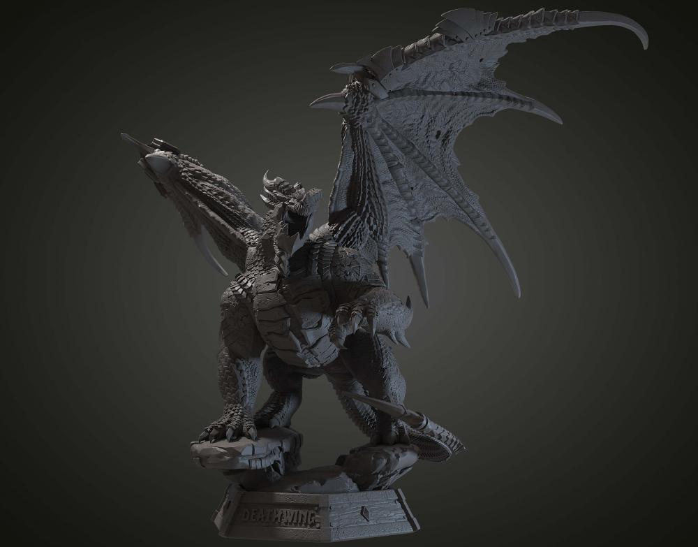 死亡之翼3D打印模型