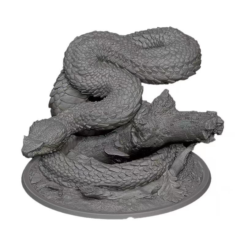 蛇 树蝰3D打印模型