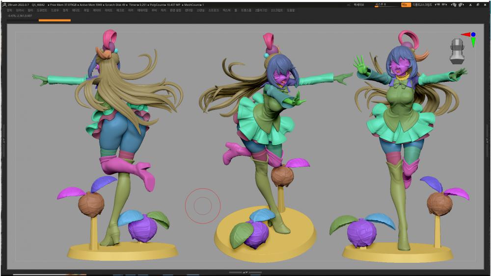 阿克娅 《为美好的世界献上祝福！》3D打印模型
