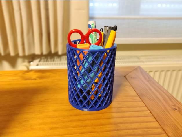 笔筒3D打印模型